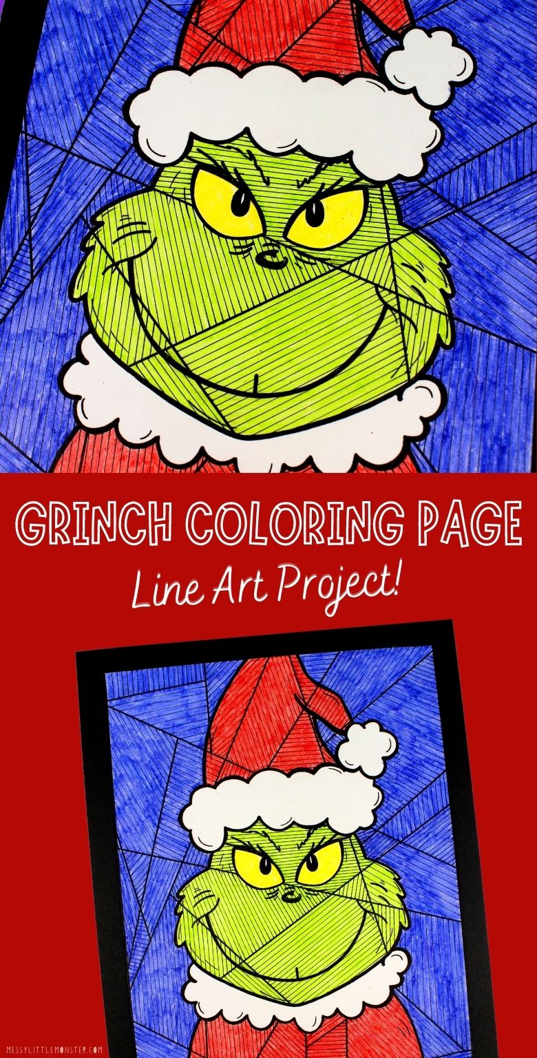 Grinch coloring page