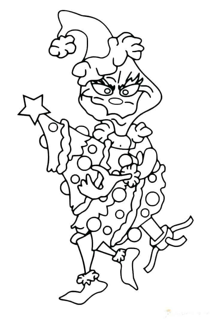 Best grinch coloring pages free printables artsy pretty plants grinch coloring pages christmas coloring pages christmas tree coloring page