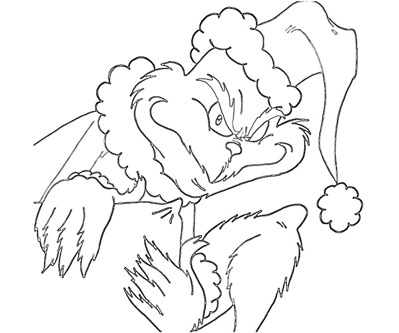 Grinch coloring pages