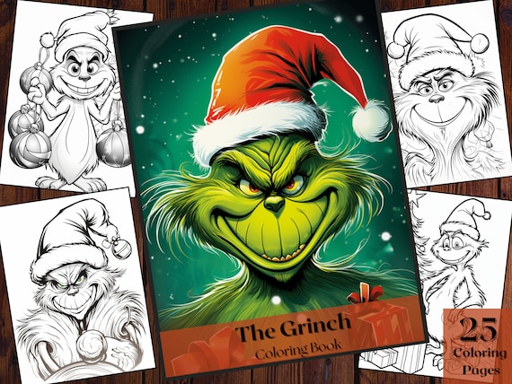 The grinch coloring book