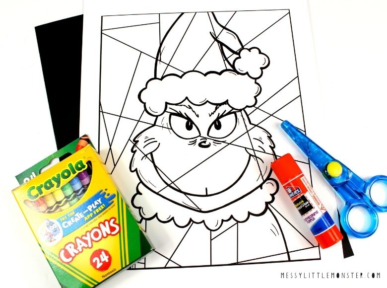 Grinch coloring page