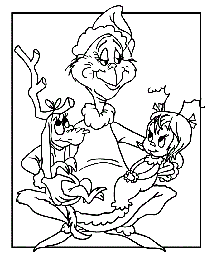 Grinch coloring pages