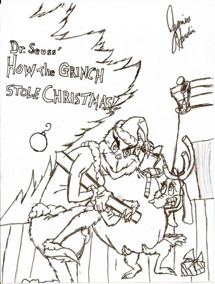 Get this grinch coloring pages printable how grinch stole christmas