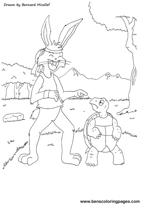 The tortoise and the hare fairy tale