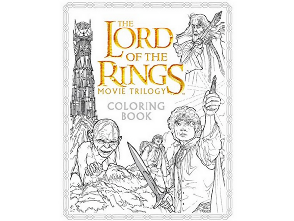 Lord of the rings adult coloring books creatively calm studios