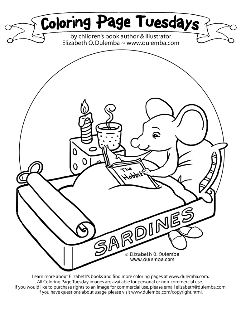 Coloring page tuesday