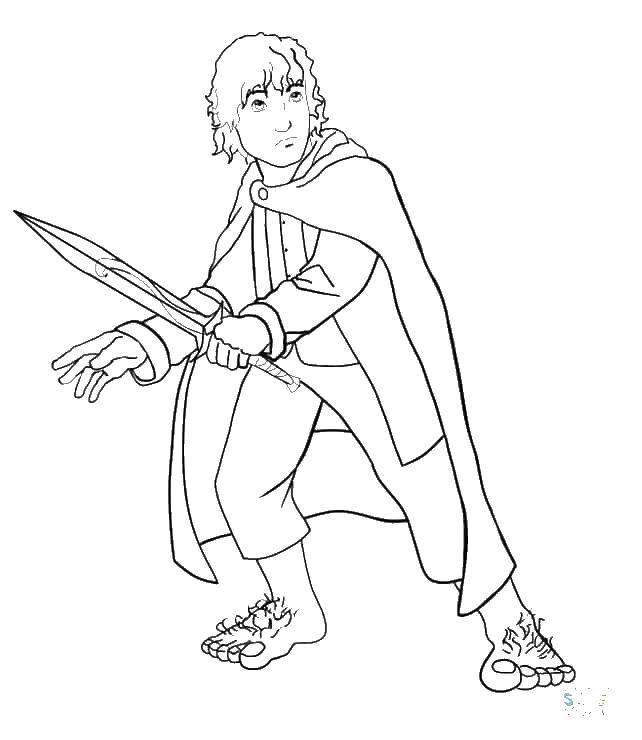 Online coloring pages the coloring the hobbit lord of the rings