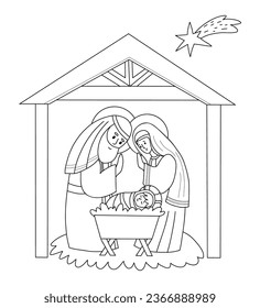 Holy family outline photos and images