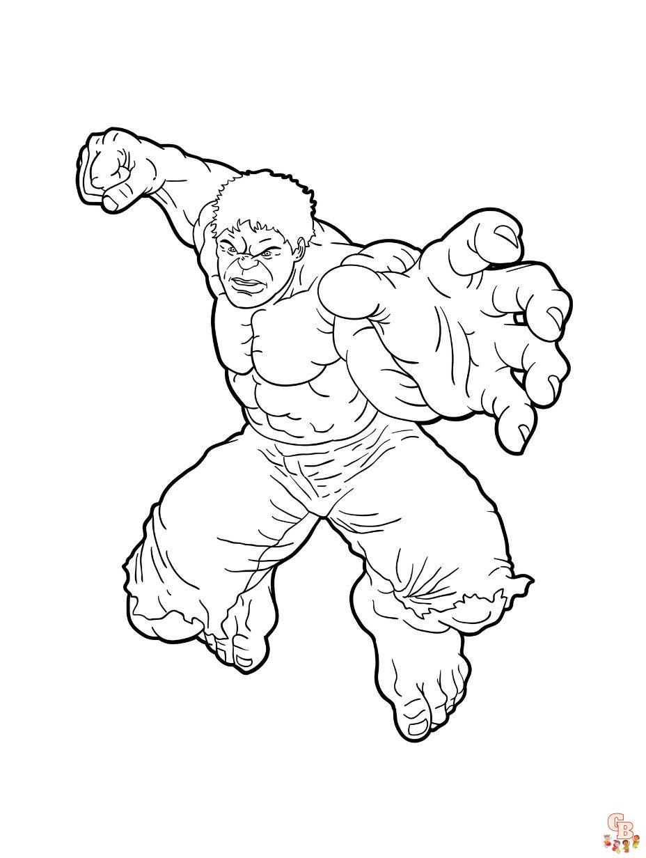 Transform into a hero with s hulk coloring pages