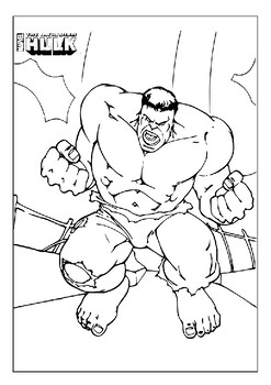 Printable hulk coloring pages adventure explore the marvel universe