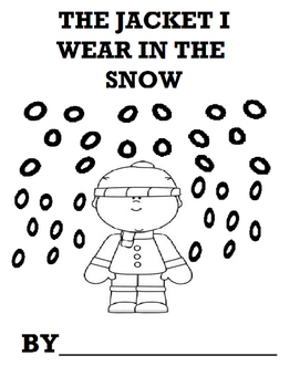 The jacket i wear in the snow printable bookquestions autism speech winter