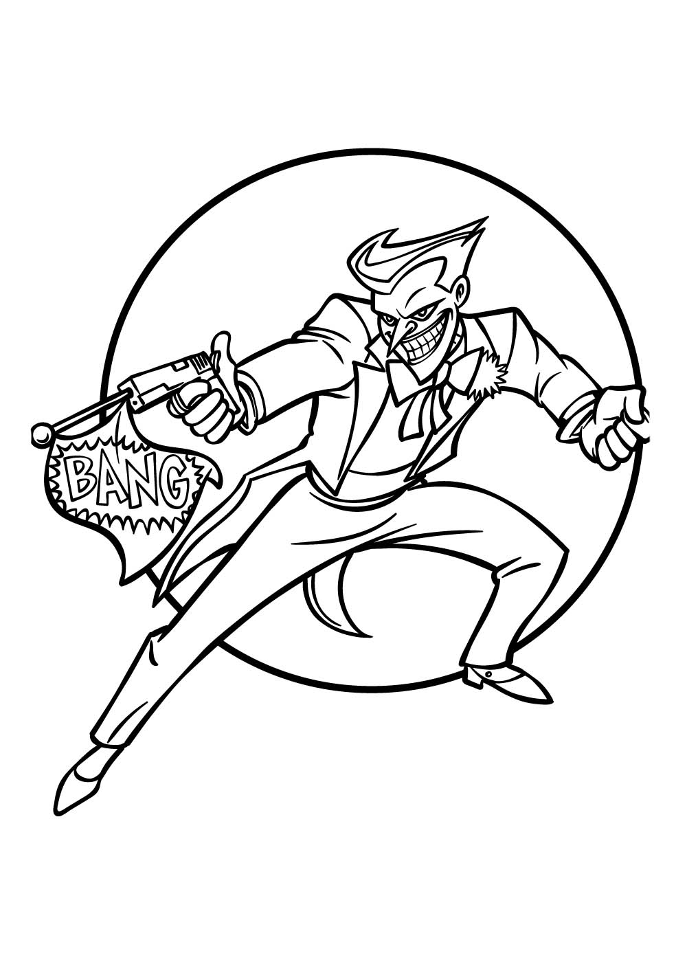 Joker coloring pages by coloringpageswk on