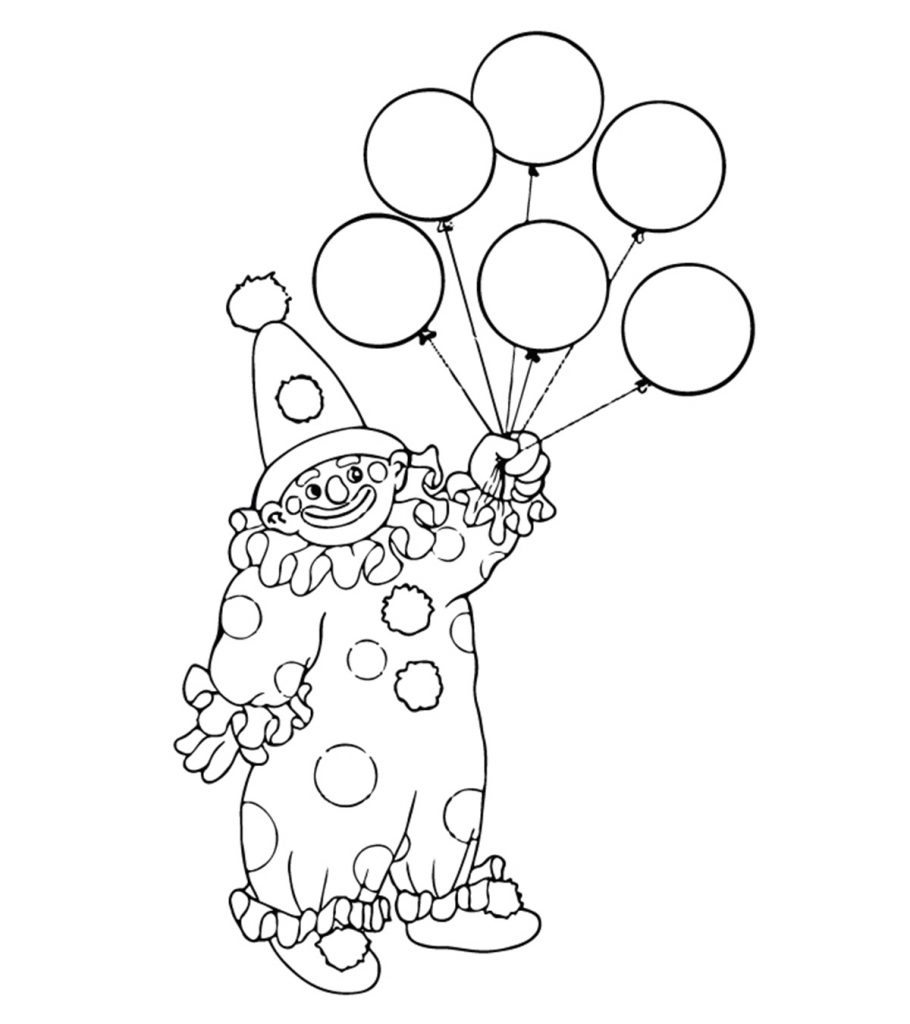 Funny free printable joker coloring pages online