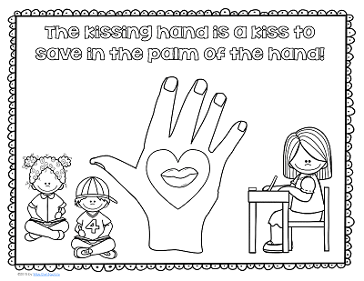 Free printable for the kissing hand â wise owl factory