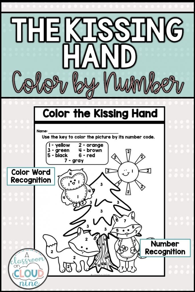 The kissing hand activities for an exciting first day of school