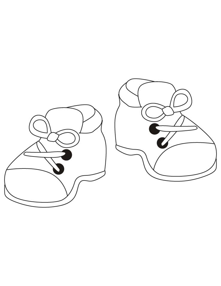 Kids shoes coloring pages download free kids shoes coloring pages for kids best coloring pages