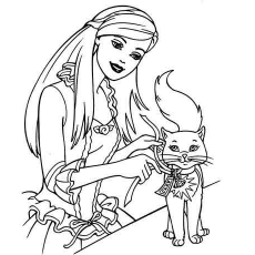 Top free printable barbie coloring pages online