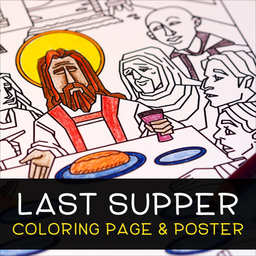 Seven last words coloring pages â illustrated ministry