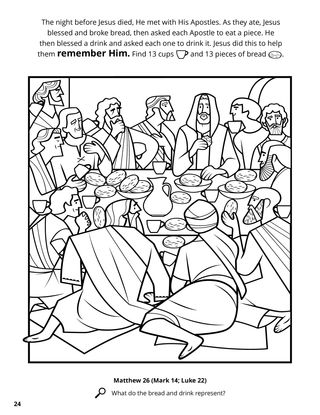 New testament coloring book