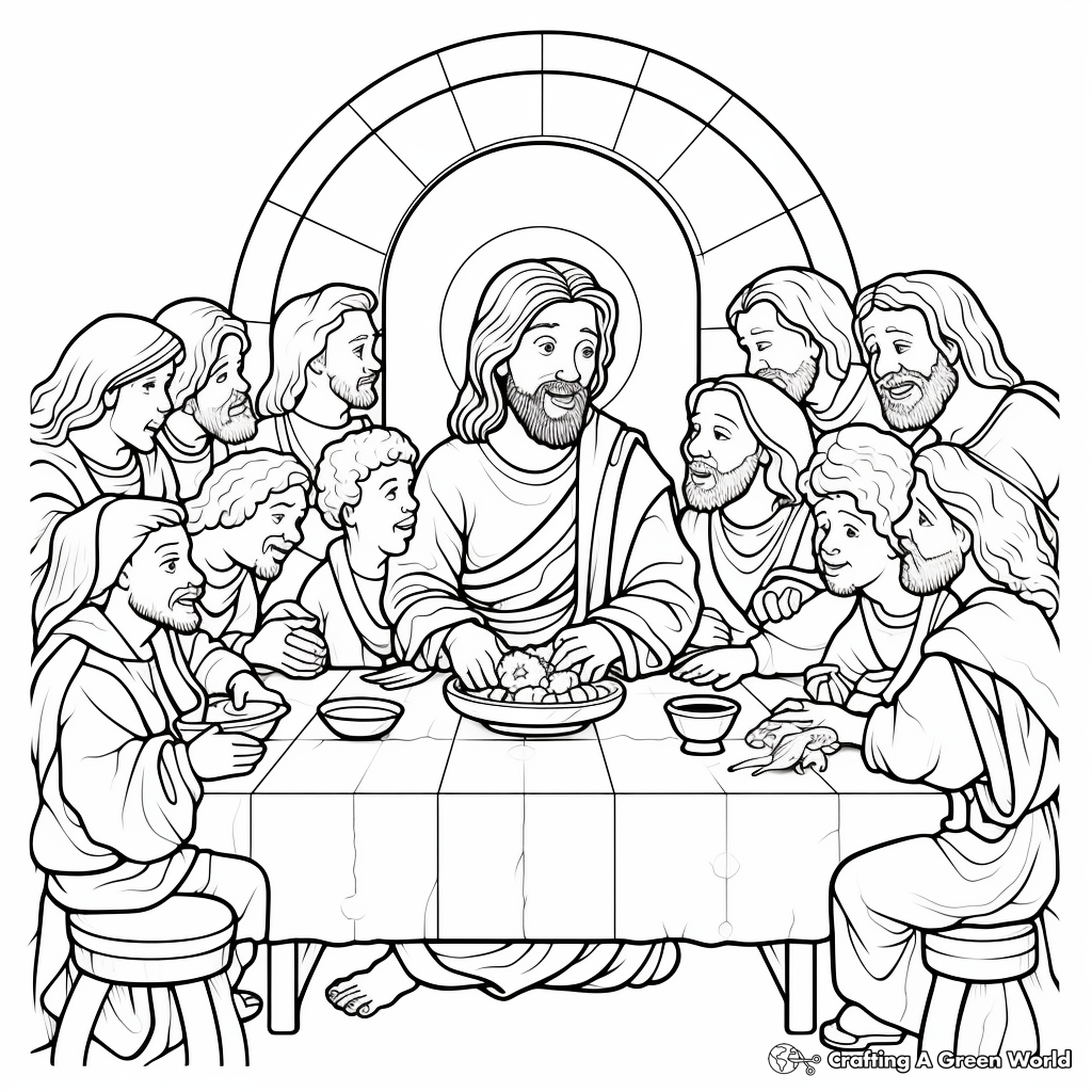 Christian easter coloring pages