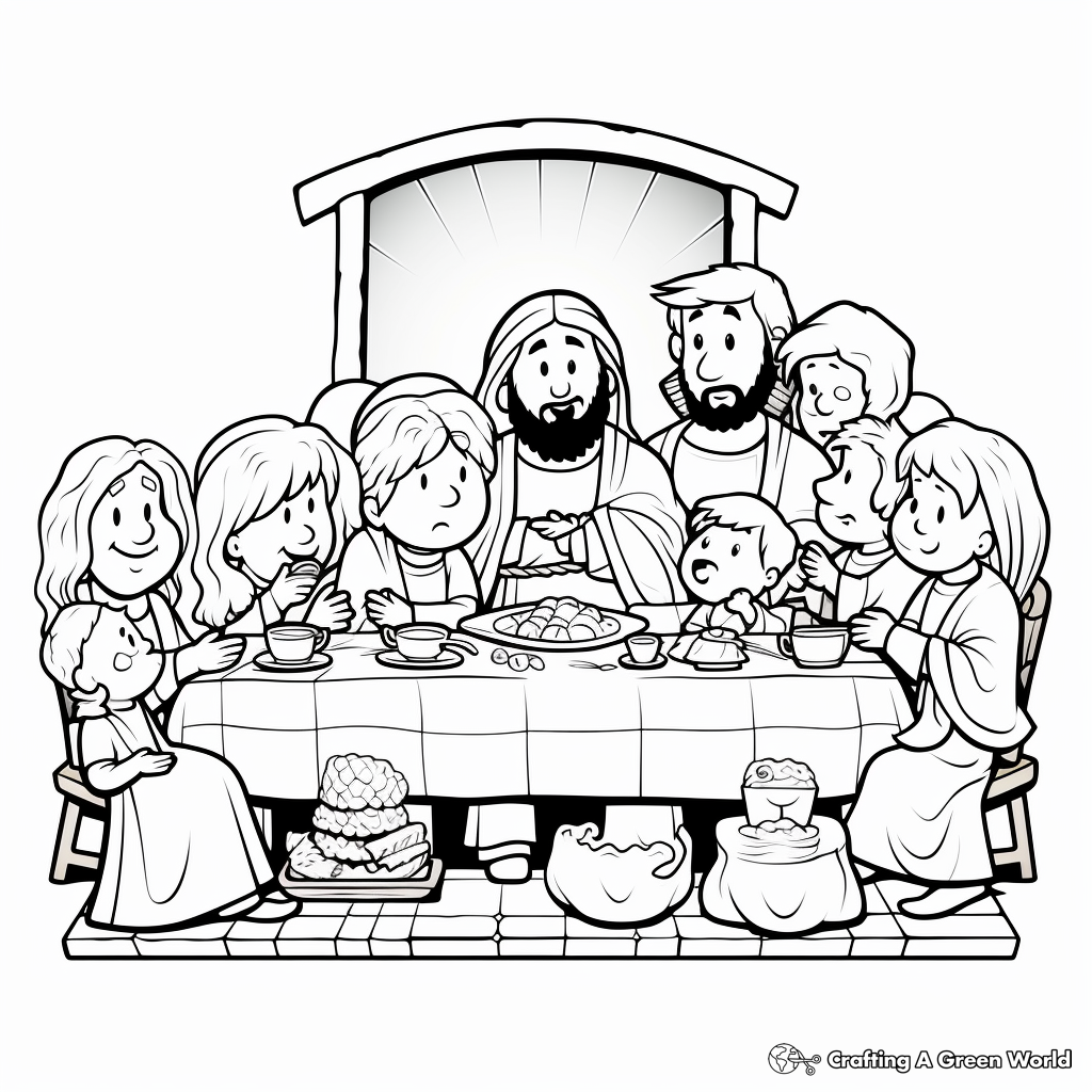 Christian easter coloring pages