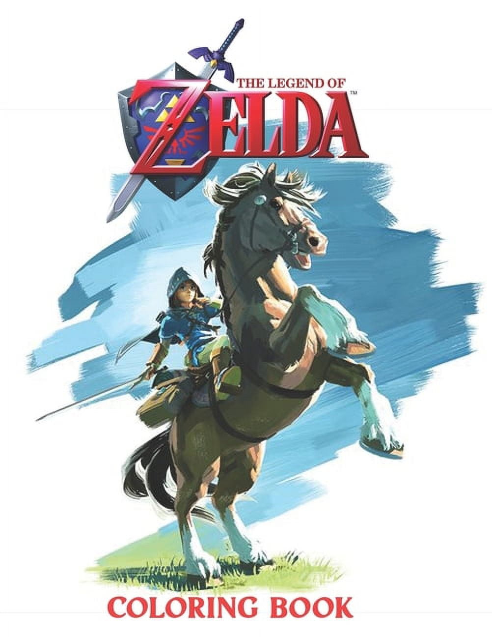 The legend of zelda coloring book amazing coloring book for everyone with high