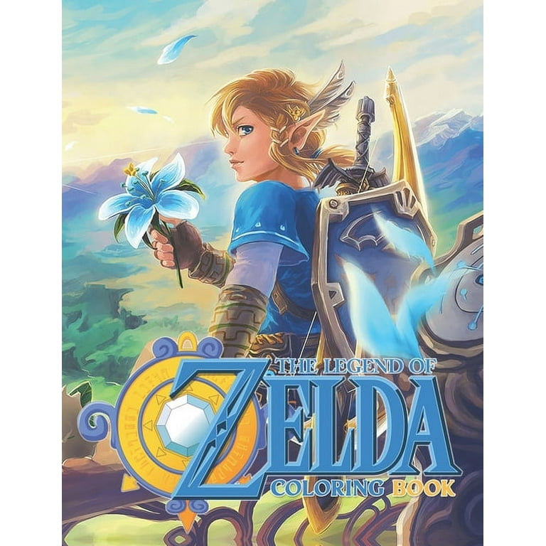 The legend of zelda coloring book amazing coloring book for everyone with high