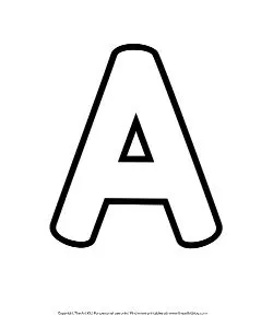 Alphabet letter a coloring pages and printable worksheets â the art kit