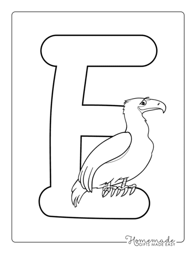 Free printable alphabet coloring pages for kids