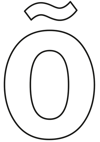 Letter o coloring pages free coloring pages