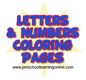 Printable bubble letter coloring pages number sheets