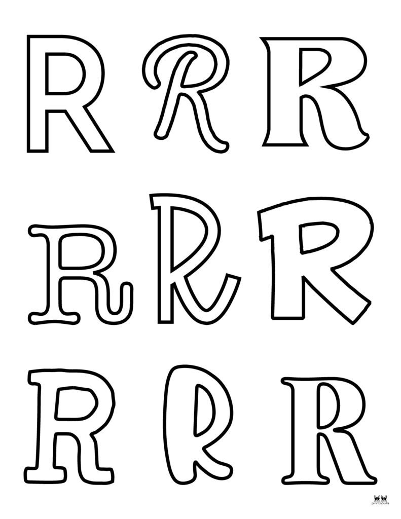 Letter r worksheets