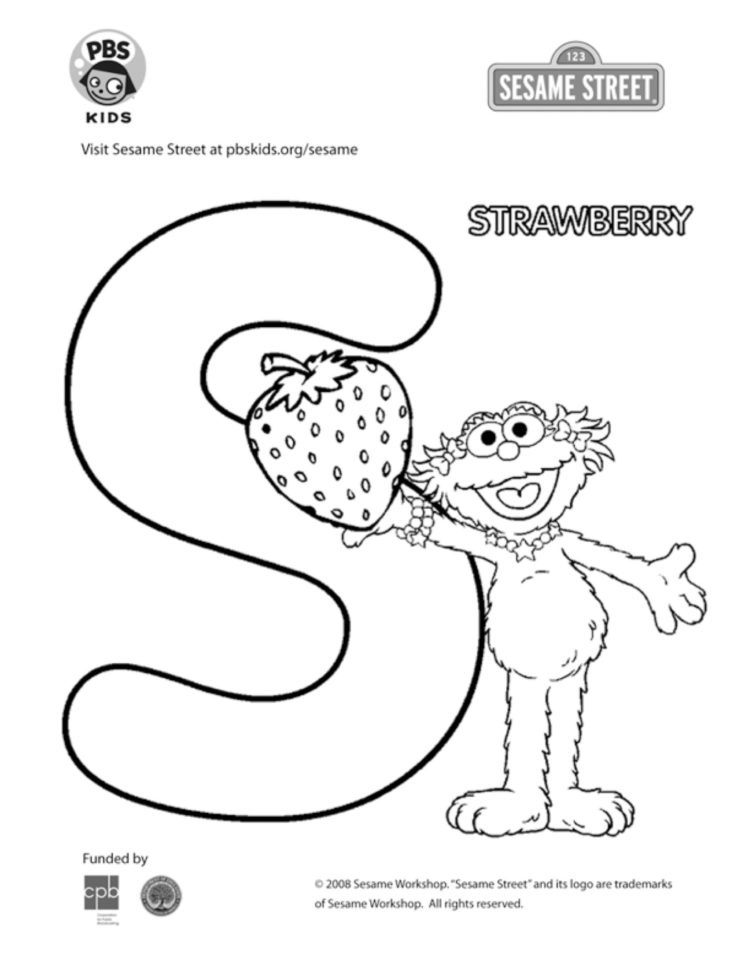 The letter s coloring page kids coloringâ kids for parents