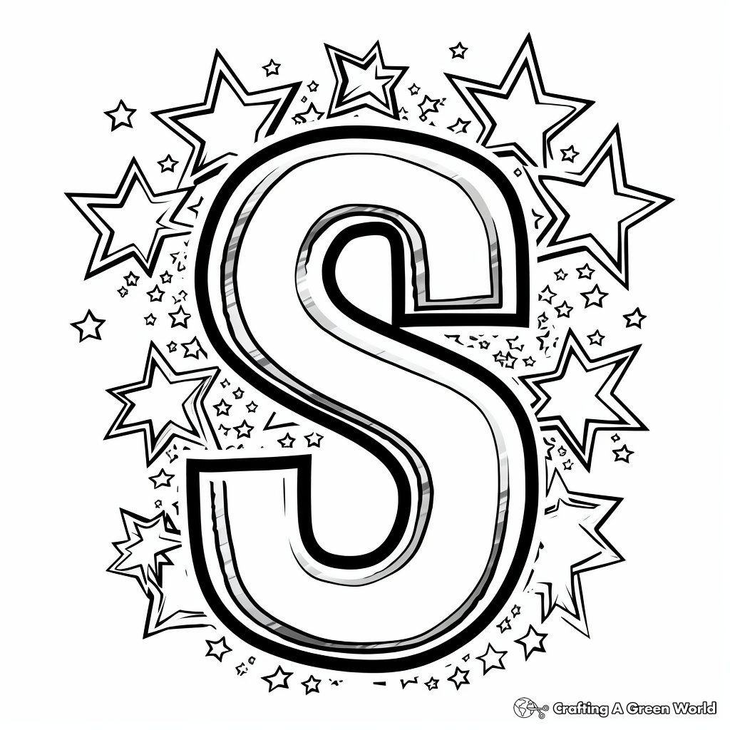 Letter s coloring pages