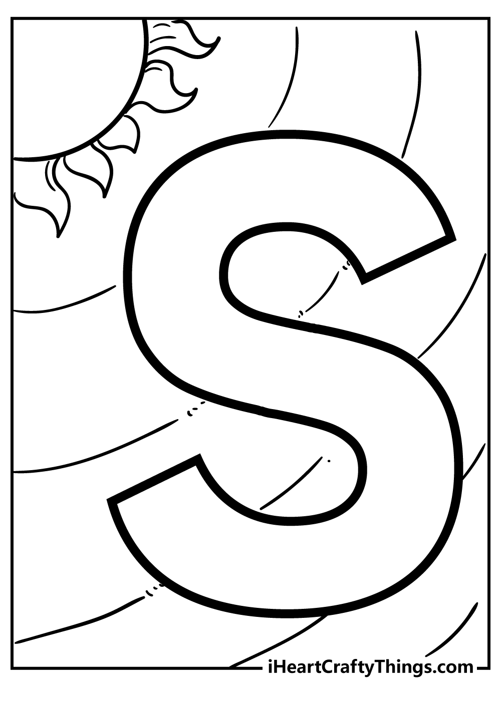 Letter s coloring pages free printables