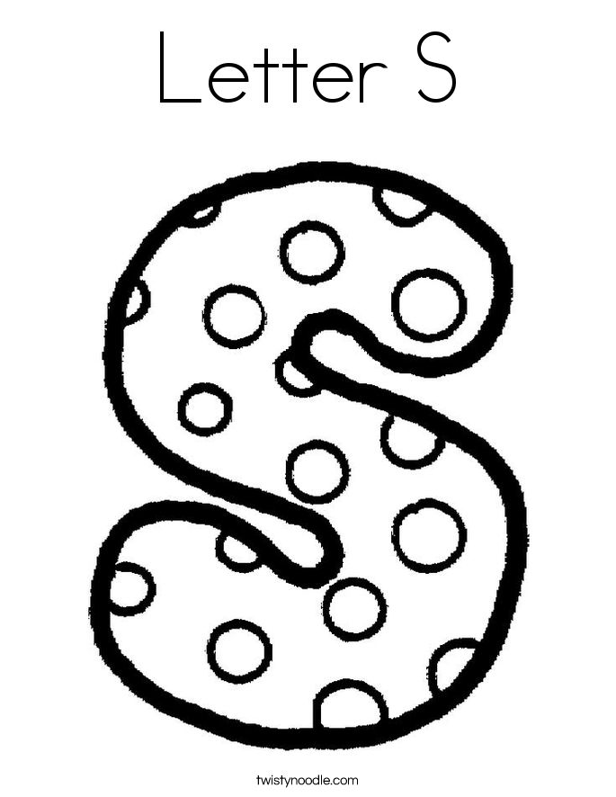 Letter s coloring pages printable for free download