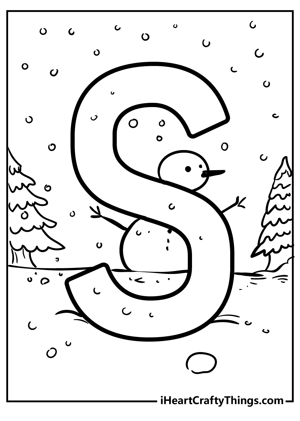 Letter s coloring pages free printables