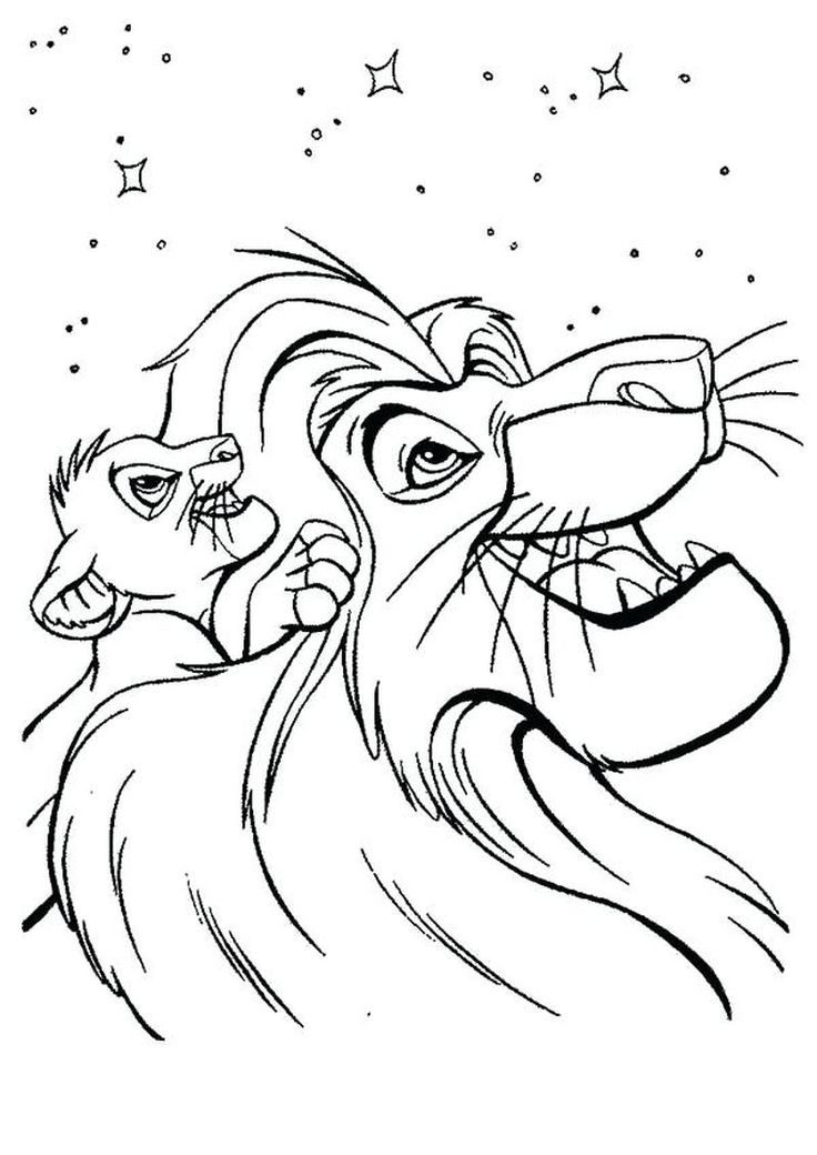 Ol lion king loring pages pdf ideas