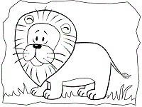 The lion and the mouse coloring pages and printable activities