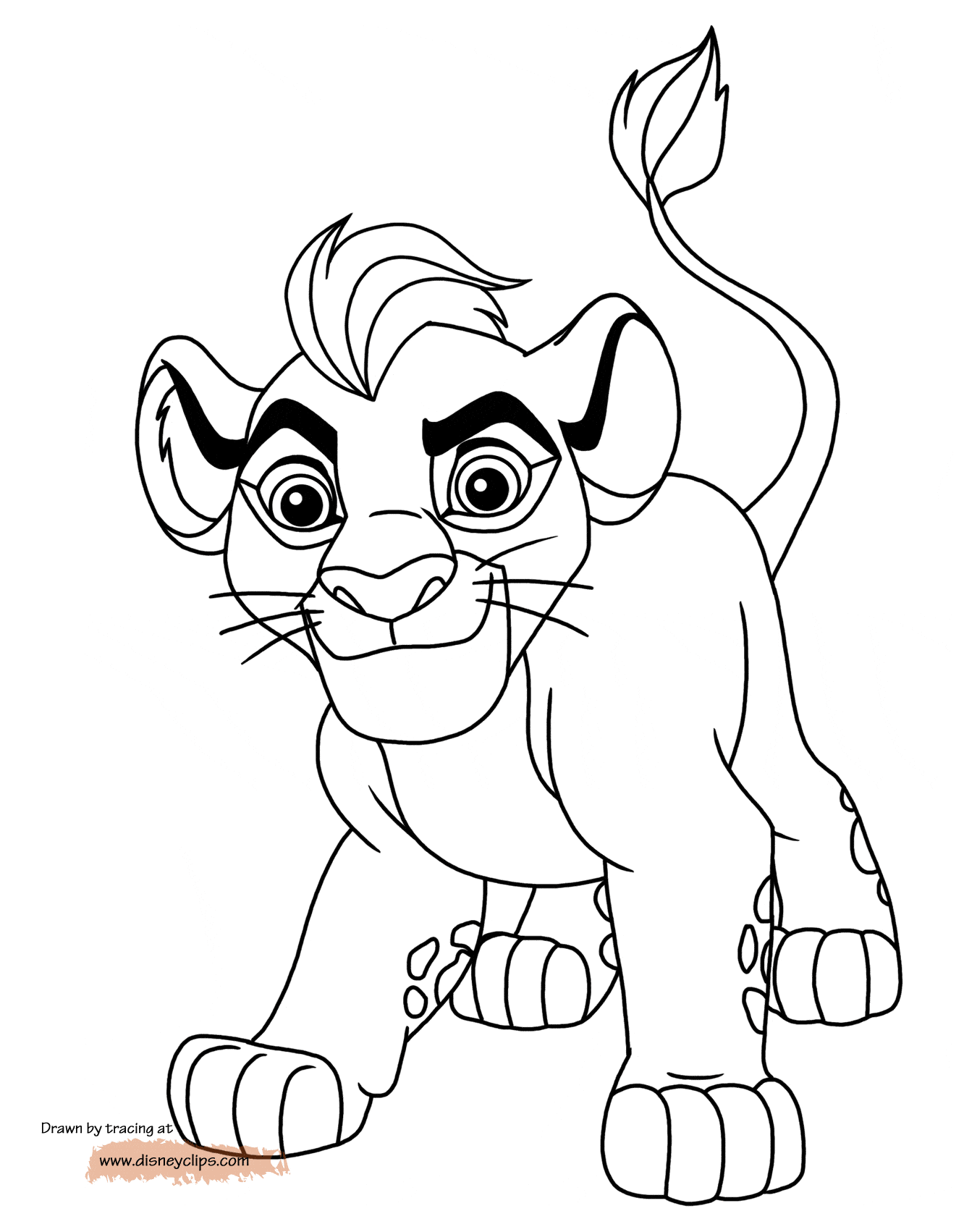 The lion guard coloring pages