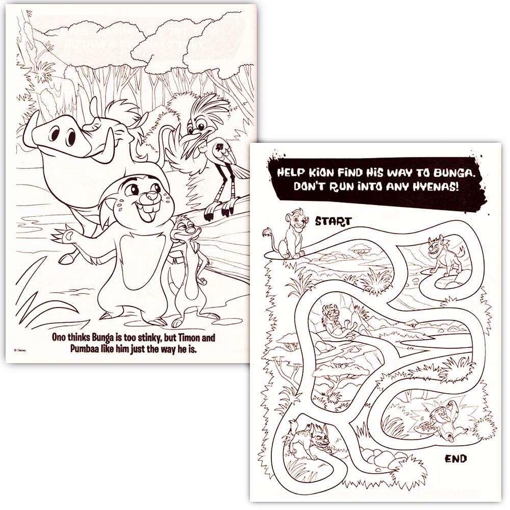 Lion guard coloring book bundle