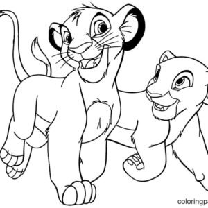 The lion king coloring pages printable for free download