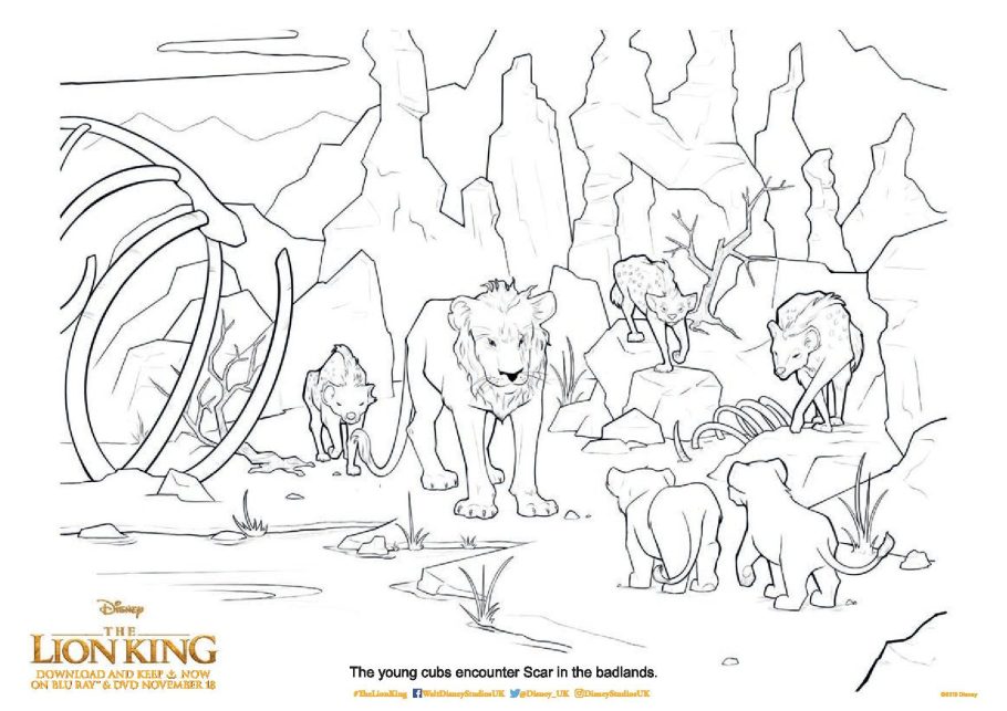 The lion king loring pages and printable activity sheets