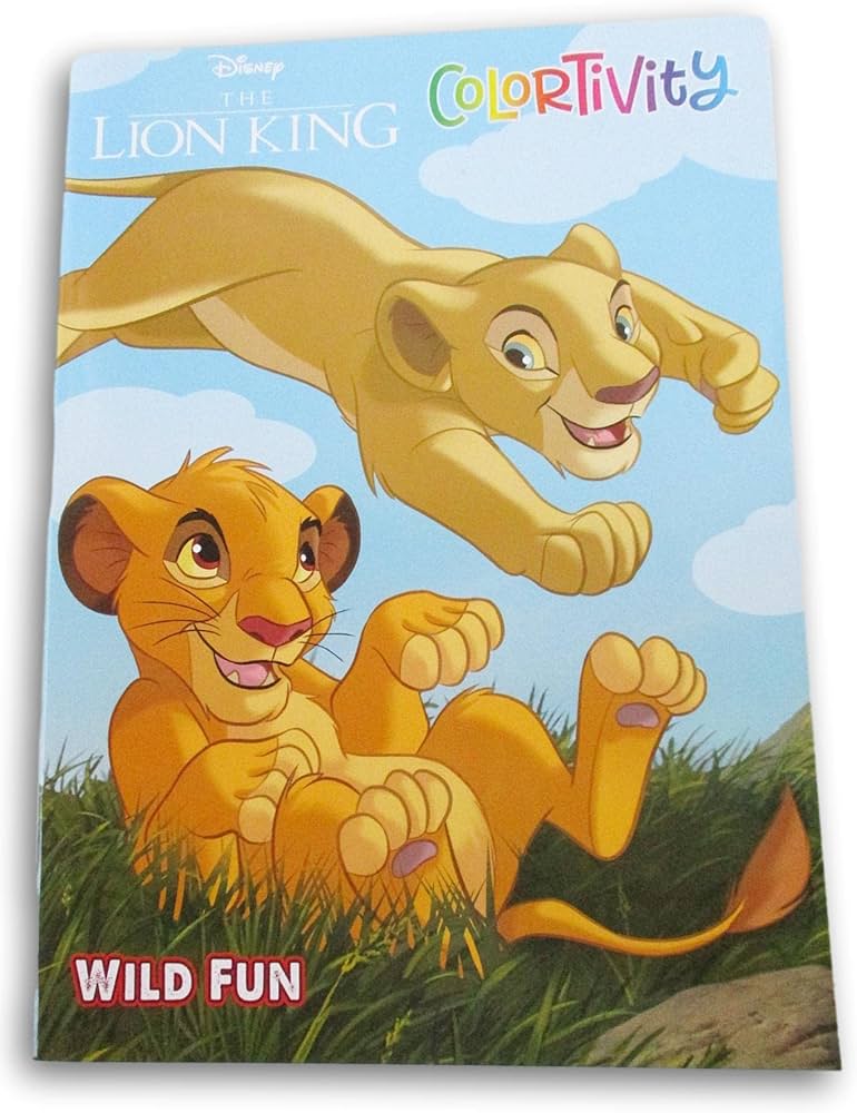 The lion king coloring and activity book colortivity wild fun