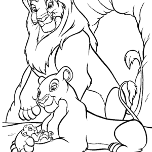 Lion king coloring pages printable for free download