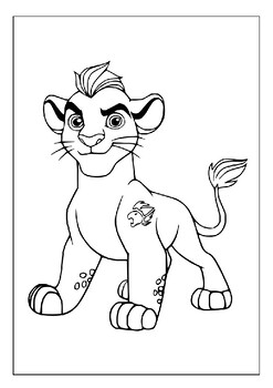 Simbas son leads printable the lion guard coloring pages collection for kids