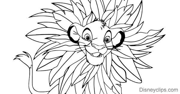 Printable the lion king coloring pages