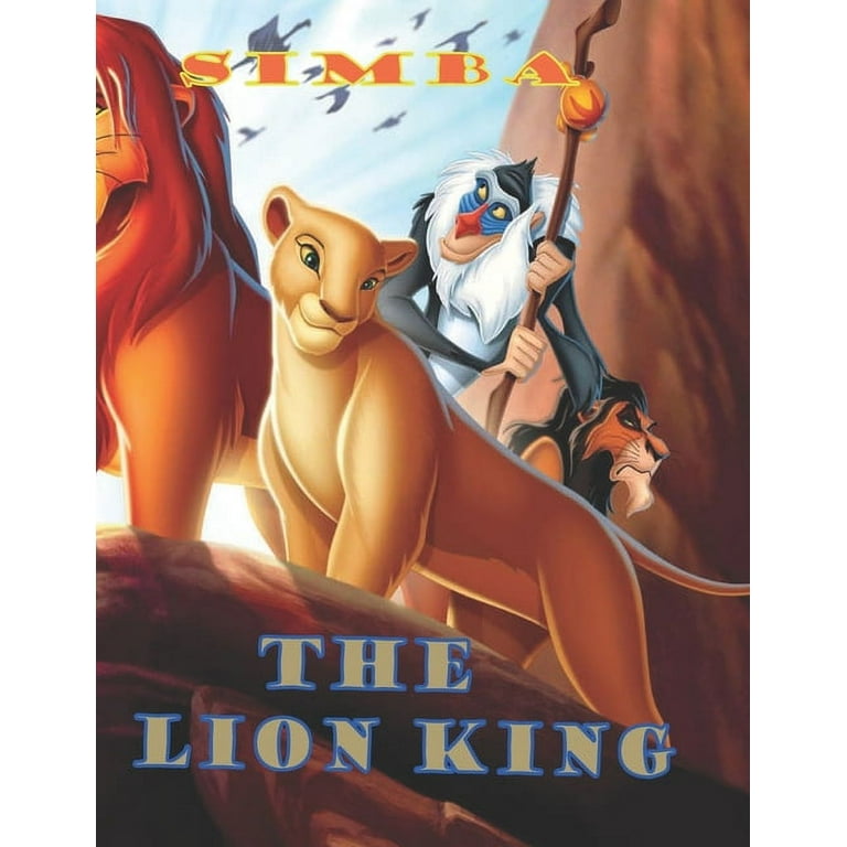 Simba coloring book the lion king coloring book for kids and adults the best coloring book ever perfect for children