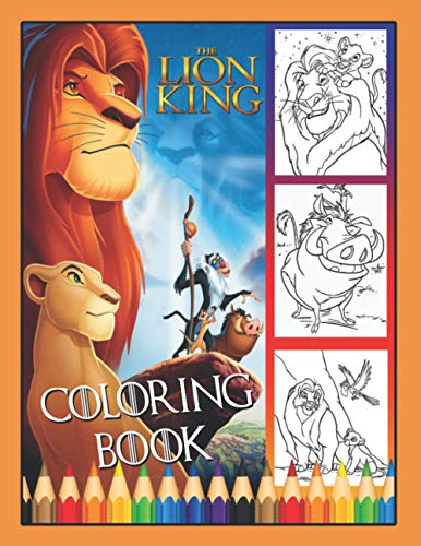 The lion king coloring book best coloring pages for kids x inche