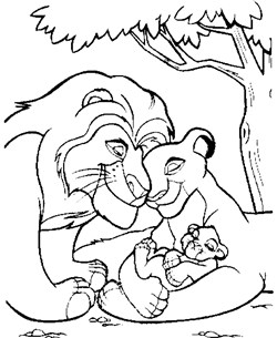 Lion king coloring pages